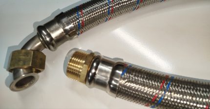 شیلنگ ۱ اینچ پمپ فشار قوی در دو نوع مهره صاف و زانویی