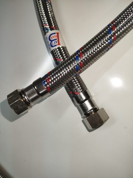 شیلنگ فن کوئلی دو سر مهره 12 12x